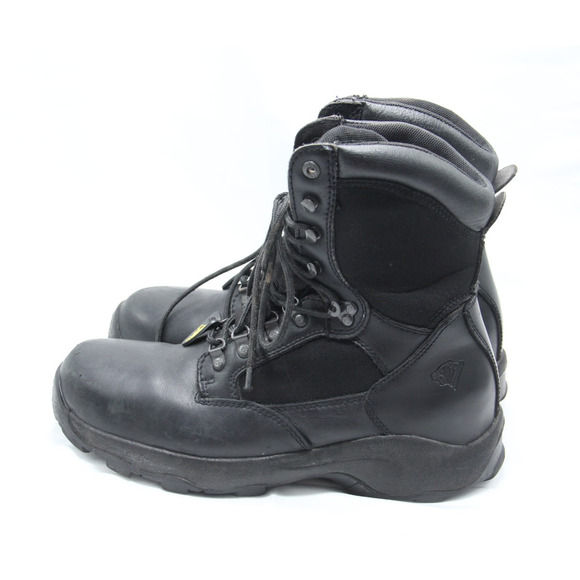 Herman Survivors Commander Military Boots Men’s Size 12 Black Leather Waterproof - Picture 5 of 9